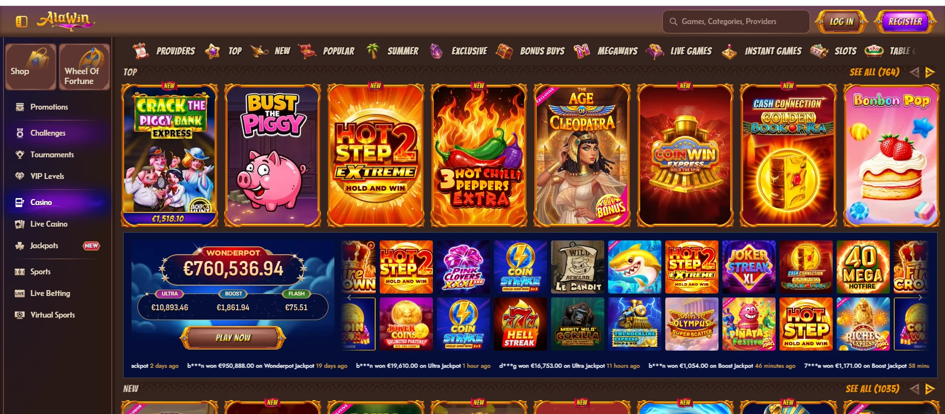 alawin casino igre i provajderi