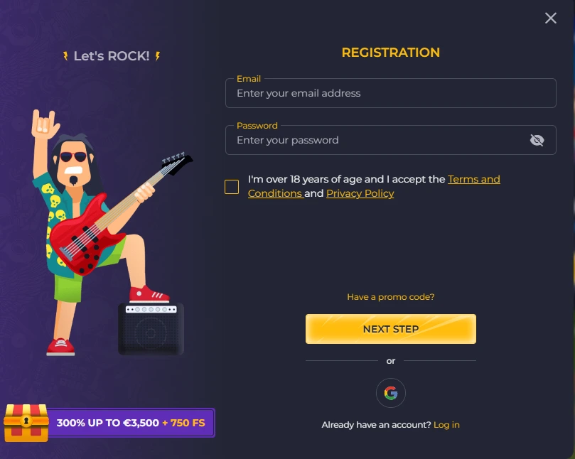rolling slots casino stranica registracija
